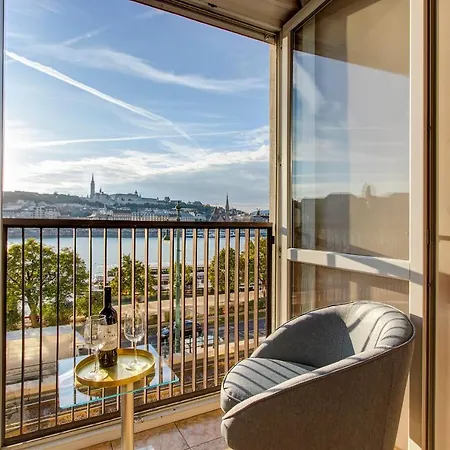 Lägenhet Full Danube -castle Panorama Classic Budapest